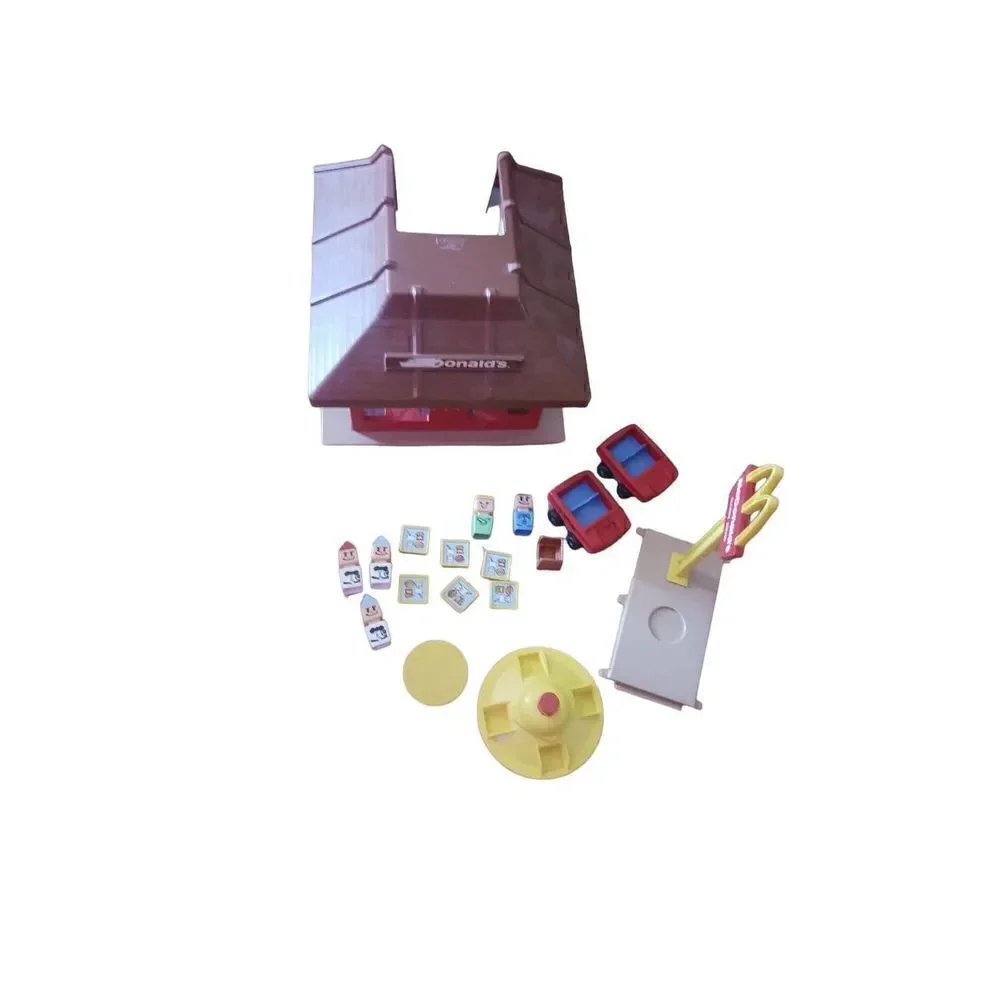 Vintage playskool McDonald's playset with accessories 1974